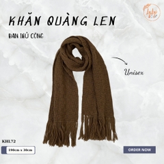 Khăn Len Choàng Cổ Đan Tay Handmade Chất Liệu Visco Cao Cấp LyLyCraft Đan Thủ Công - KHL72