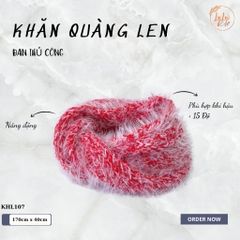 Khăn Len Ống Đan Tay Handmade Chất Liệu Visco Cao Cấp LyLyCraft Đan Thủ Công Làm Quà Tặng Mùa Đông Ý Nghĩa KHL107