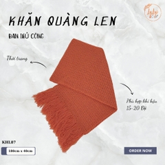 Khăn Len Choàng Cổ Handmade Móc Bằng Tay Chất Liệu Visco Thương Hiệu LyLyCraft Thủ Công Làm Quà Tặng Sang Trọng - KHL87
