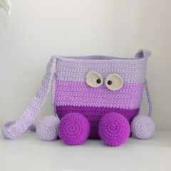 Set túi bồ hóng bằng len Yoah Wool - Tím