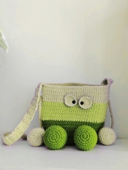 Set túi bồ hóng bằng len Yoah Wool - Tím