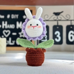 Chậu Hoa Thú Đế Len