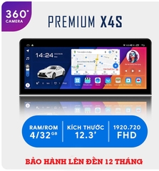 Màn hình android OLed Pro X4S 12.3inch 360 , màn hình android 360 cho ô tô