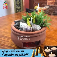 Bếp Gốm Xông Phòng D14- Hương Liệu Thiên Nhiên