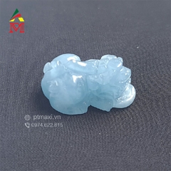 Mặt Tỳ Hưu Aquamarine.