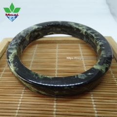 Vòng Tay Serpentine Xanh Lục Bản Vuông