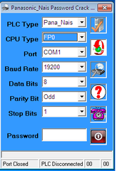 Phần Mềm Crack Password FP0 PLC Nais-Panasonic