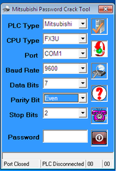 Phần Mềm Crack Password FX3U PLC Mitsubishi