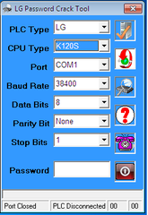 Phần Mềm Crack Password Master-K120S PLC LG-LS
