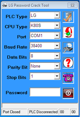 Phần Mềm Crack Password Master-K80S PLC LG-LS