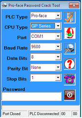 Phần Mềm Crack Password GP Series HMI Pro-face