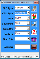 Phần Mềm Crack Password S7-200 V02.00 PLC Siemens