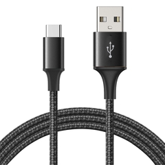 Dây Usb Type-C cho bàn phím cơ - Dây Dù Đen