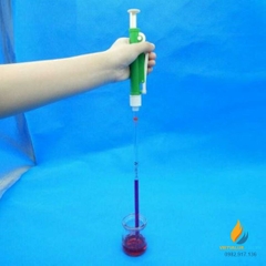 Bơm trợ cho pipet - Pipet pump, màu xanh lá, loại 10ml