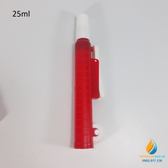 Bơm trợ cho pipet - Pipet pump, màu đỏ, loại 25ml