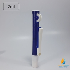 Bơm trợ cho pipet - Pipet pump, màu xanh dương, loại 2ml