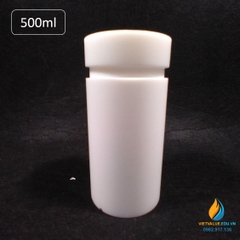 Lõi PTFE bể thủy nhiệt 500ml, lõi lò phản ứng hấp nhiệt thủy lực 500ml nhựa PTFE