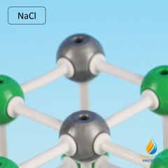 Mô hình phân tử NaCl, mô hình phân tử mạng ion, mô hình phân tử hóa học