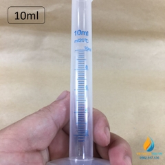 Ống đong nhựa có chân đế, chia vạch, dung tích 10ml