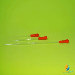 Pipet hút bằng thủy tinh, bầu cao su, dài 20cm