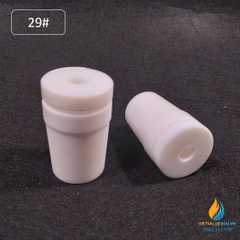 Bộ thí nghiệm PTFE stopper cổng 29 Nút khóa bằng nhựa PTFE