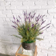 Chậu mây lavender trang trí nhà đẹp Landecor (75cm) - CC545