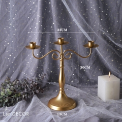 KỆ NẾN 3 ĐẦU TRANG TRÍ LANDECOR - DC038