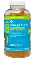 Thực Phẩm Chức Năng Omega 3 6 9 Supports Heart Health 325 viên