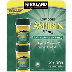 Viên uống giảm đau Aspirin 81mg 365 viên