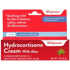 Kem Walgreen Hydrocortisone bôi chống viêm da, cải thiện tình trạng ngứa ngáy, khó chịu, giúp các triệu chứng này giảm dần và không làm lây lan hay nhiễm trùng da