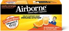 Viên sủi C Airborne Immune Support Vitamin C 1000mg 36 viên