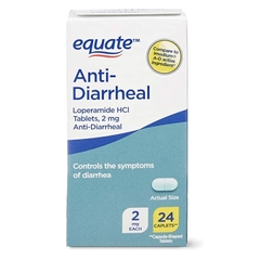Viên Uống Hỗ Trợ Bệnh Tiêu Chảy Equate Anti – Diarrheal 24 Viên
