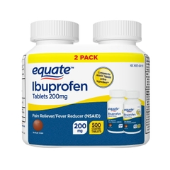 Thuốc giảm đau Ibuprofen Equate 200mg 500 viên (2 lọ)