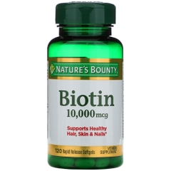 Thực phẩm chức năng Biotin 10000mcg Nature Bounty 120 viên