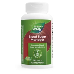 Thực phẩm chức năng cho người bệnh tiểu đường Nature Way Blood Sugar Manager 180 viên