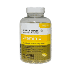 Thực phẩm chức năng Simply Right Vitamin E 400IU 500 viên