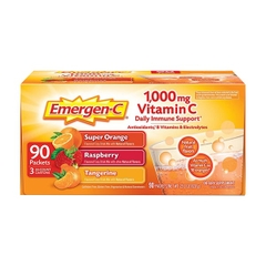 Bột hòa tan bổ sung Vitamin C tăng cường sức đề kháng Emergen-C 90 gói.