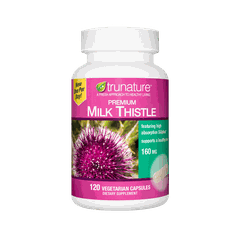 Thực phẩm chức năng gan trunature premium milk thistle 160mg 120 viên