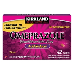 Viên uống giảm axit dạ dày ợ nóng Kirkland Signature Omeprazole 42 viên