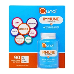 Viên uống hỗ trợ miễn dịch, chống oxy hóa Qunol Immune Support 90 Viên
