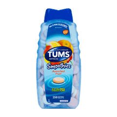 Kẹo trị đau dạ dày TUMS Extra Strength Smoothies 750mg 250 viên