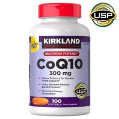 Thực phẩm chức năng hỗ trợ tim mạch Kirkland CoQ10 300mg 100 viên
