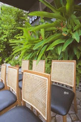 GHẾ KẸP MÂY KHÔNG TAY / ARMLESS CHAIR MIXED RATTAN