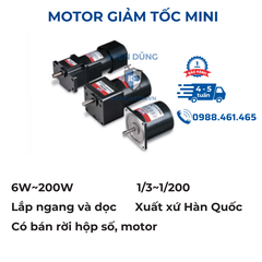 NARA SAMYANG SMALL GEARED MOTOR - Motor Giảm Tốc Mini Nara Samyang