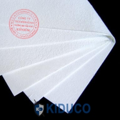 Bông gốm cách nhiệt dạng giấy Kiduco Ceramic Fiber Paper 1