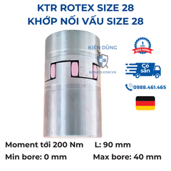 KTR Rotex 28 - Khớp nối Vấu KTR Rotex Size 28