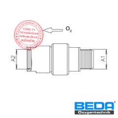 BEDA Oxygen Slag Return Safety Device (RL) Drawing