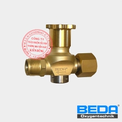 BEDA Shut-off Valve at Oxygen Supply-line with Screwed Cap 