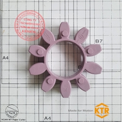 Đệm giảm chấn cho khớp nối KTR Rotex 75 98ShA LILAC