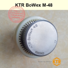 Khớp nối răng vỏ nhựa KTR BoWex M-48 Gear Coupling LightYellow Band 1